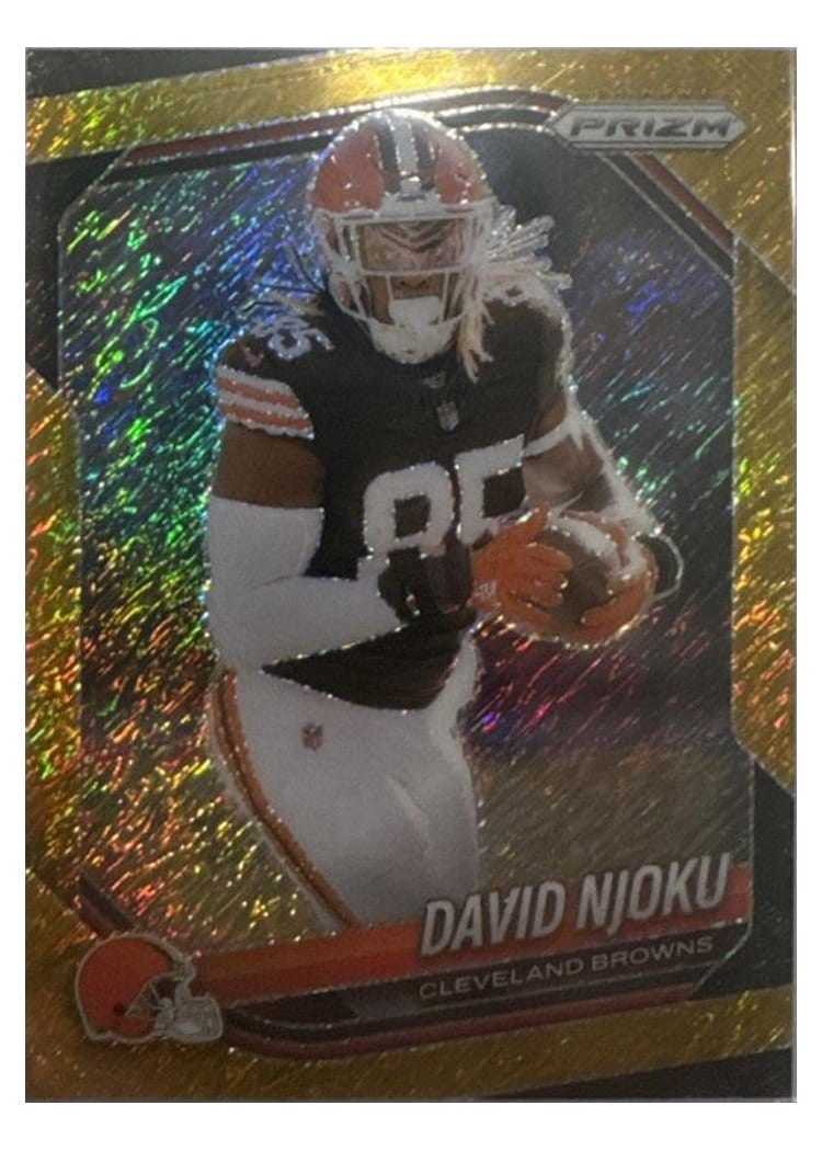 2025 Panini Prizm Base Set David Njoku #155 card