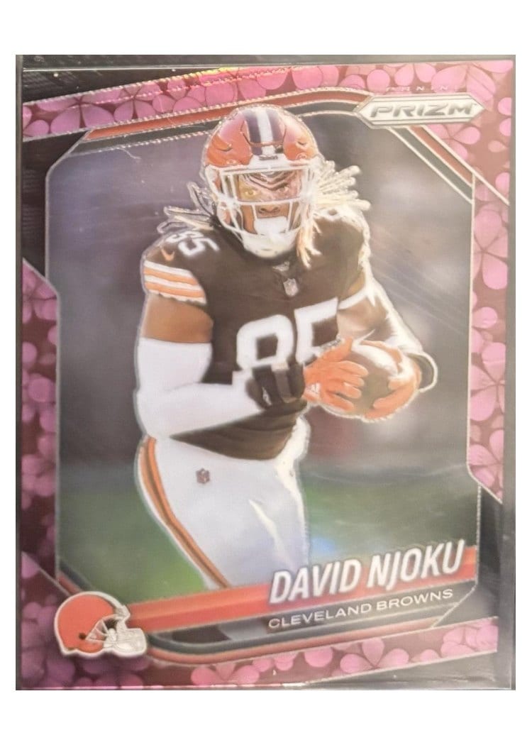 2025 Panini Prizm Base Set David Njoku #155 card