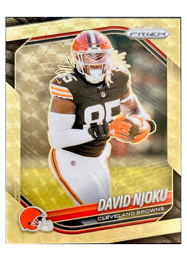 2025 Panini Prizm Base Set David Njoku #155 card