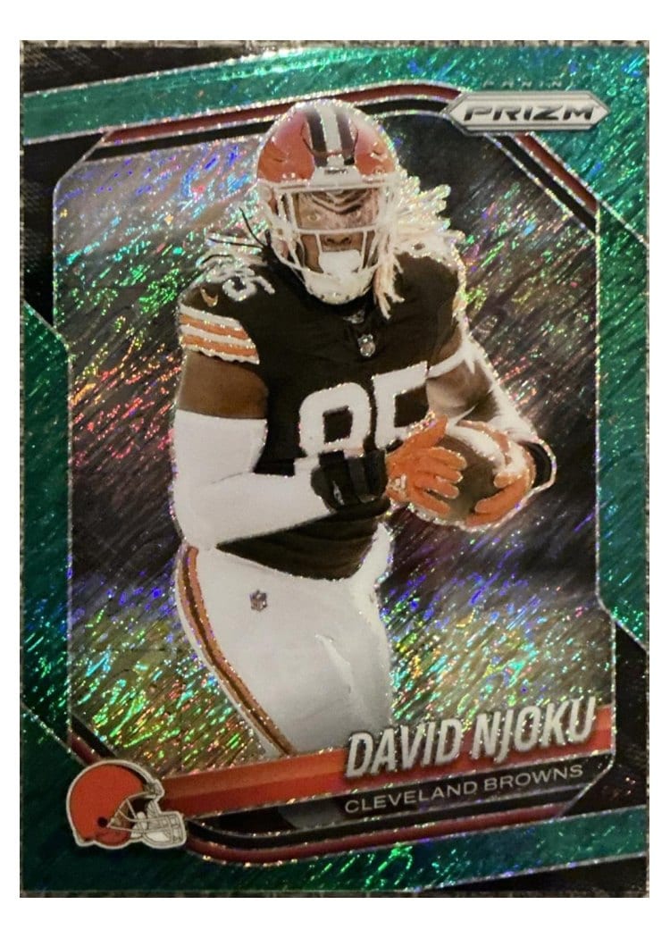 2025 Panini Prizm Base Set David Njoku #155 card