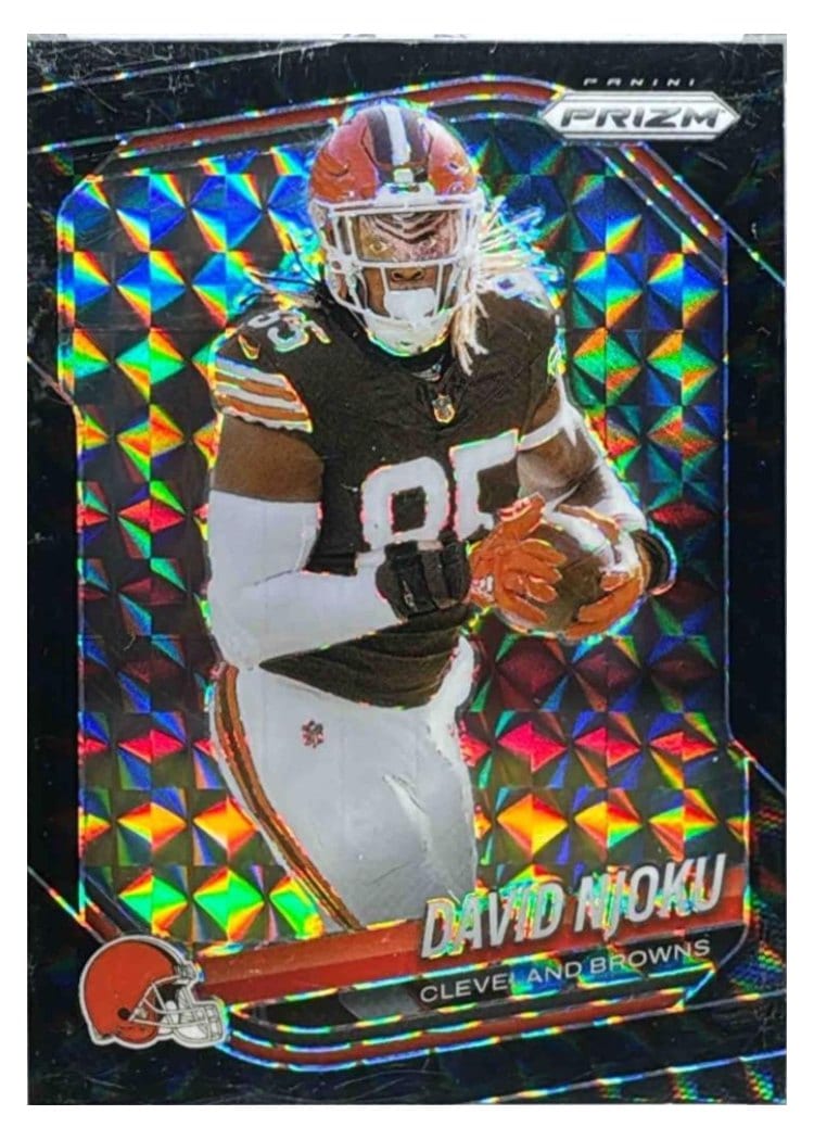2025 Panini Prizm Base Set David Njoku #155 card