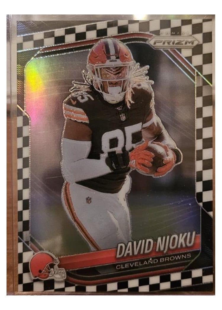 2025 Panini Prizm Base Set David Njoku #155 card
