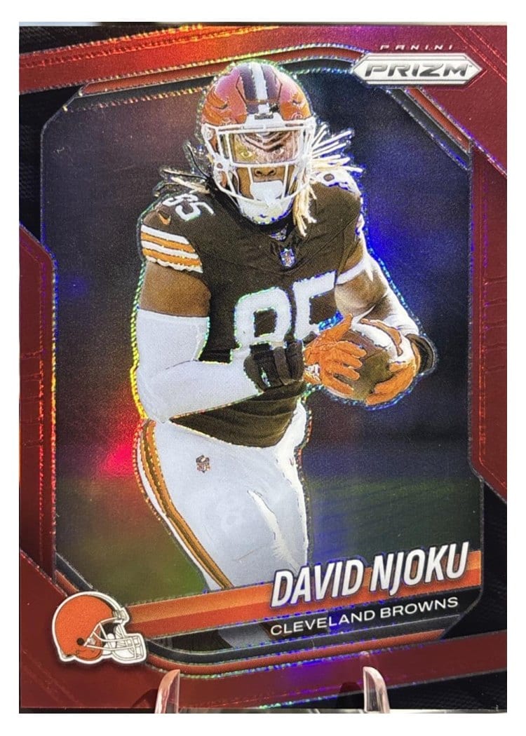 2025 Panini Prizm Base Set David Njoku #155 card