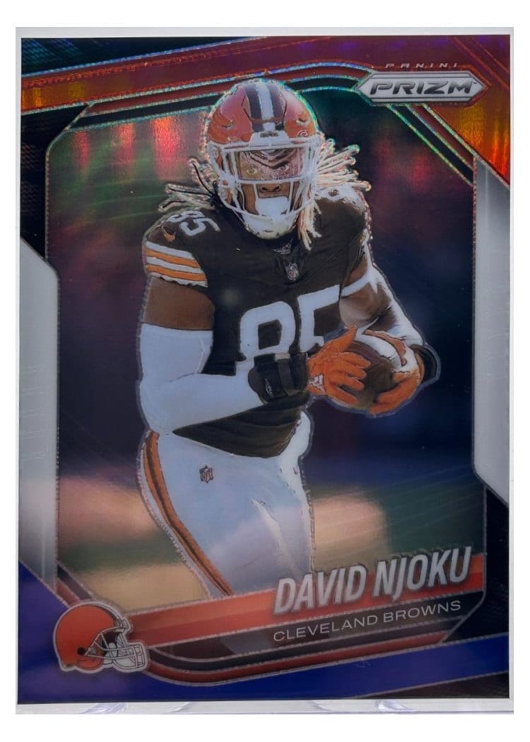 2025 Panini Prizm Base Set David Njoku #155 card
