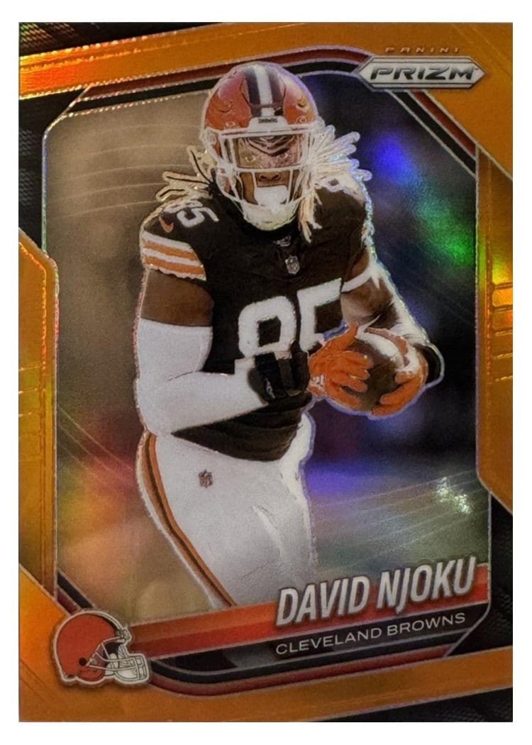 2025 Panini Prizm Base Set David Njoku #155 card