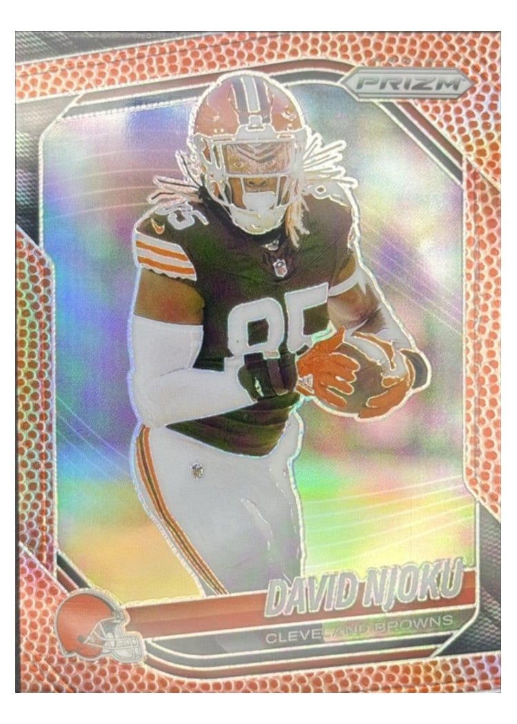 2025 Panini Prizm Base Set David Njoku #155 card