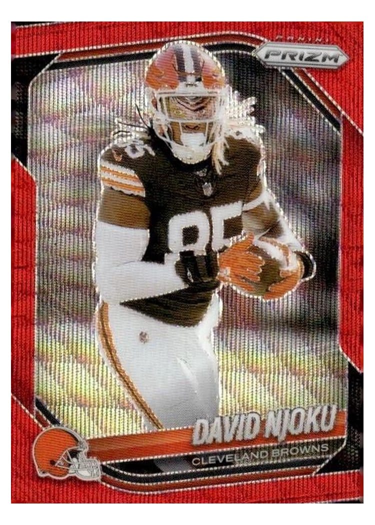 2025 Panini Prizm Base Set David Njoku #155 card