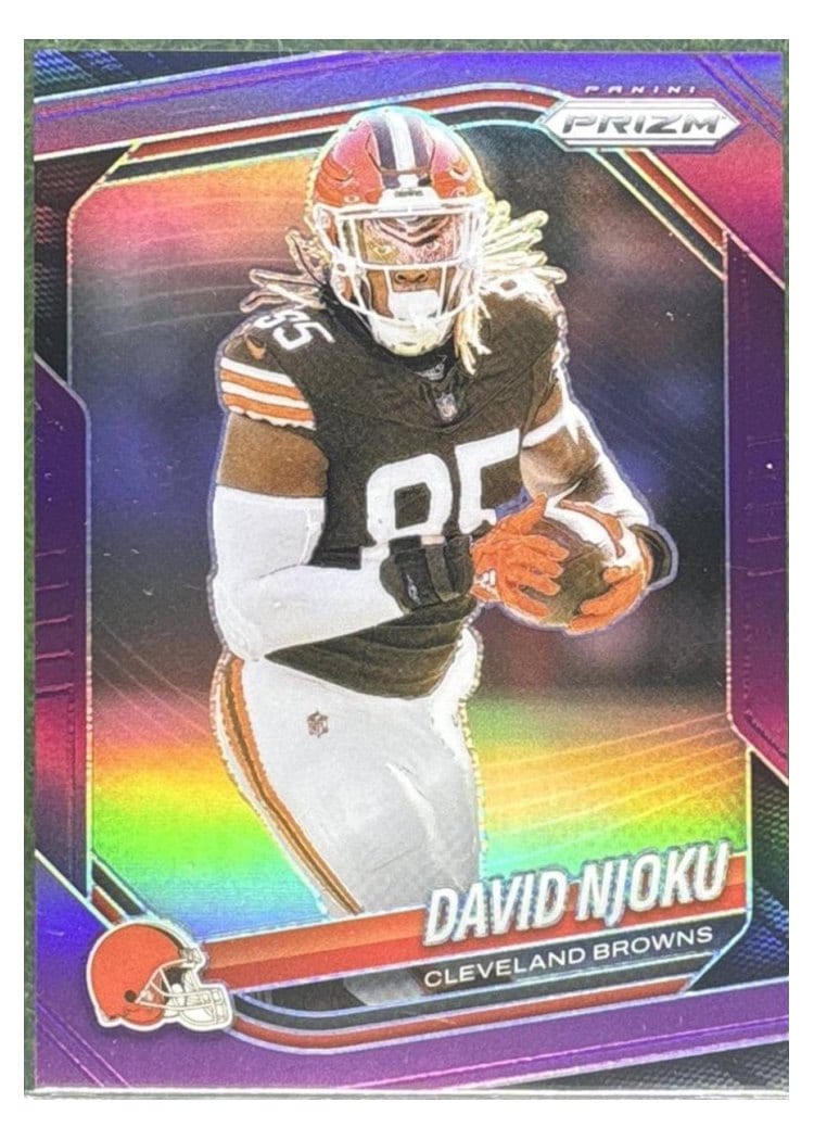2025 Panini Prizm Base Set David Njoku #155 card