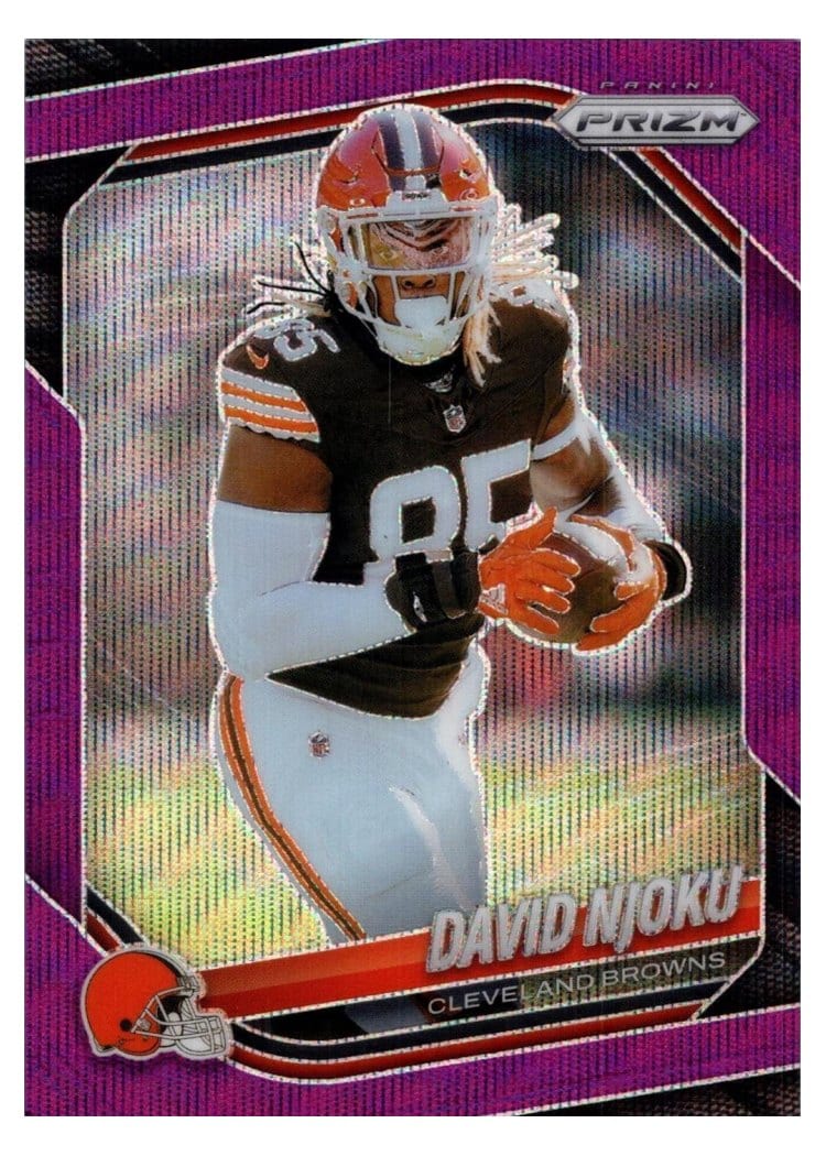 2025 Panini Prizm Base Set David Njoku #155 card