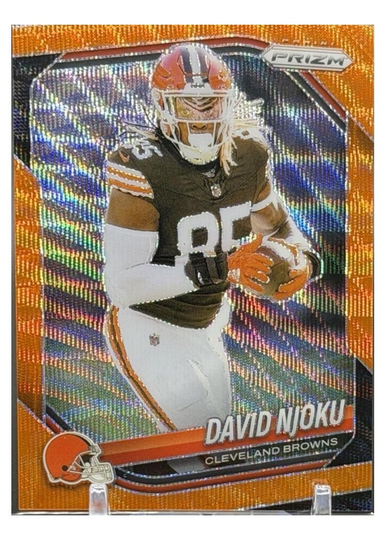 2025 Panini Prizm Base Set David Njoku #155 card
