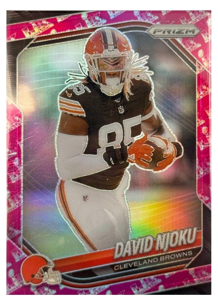 2025 Panini Prizm Base Set David Njoku #155 card