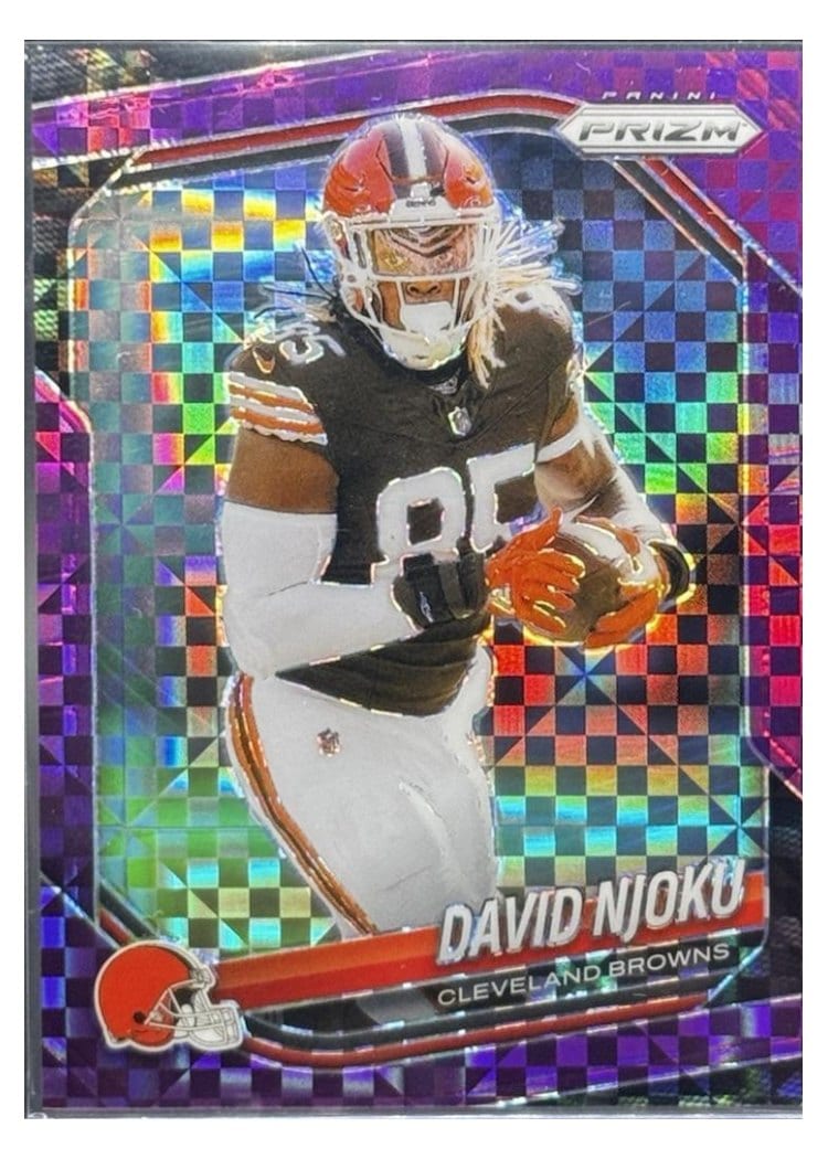 2025 Panini Prizm Base Set David Njoku #155 card