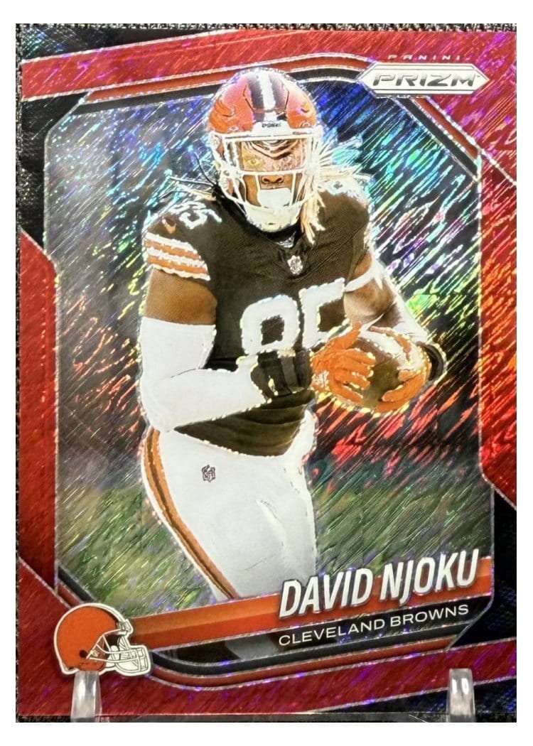 2025 Panini Prizm Base Set David Njoku #155 card