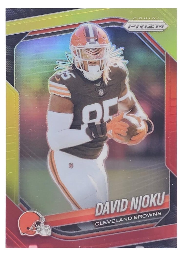 2025 Panini Prizm Base Set David Njoku #155 card