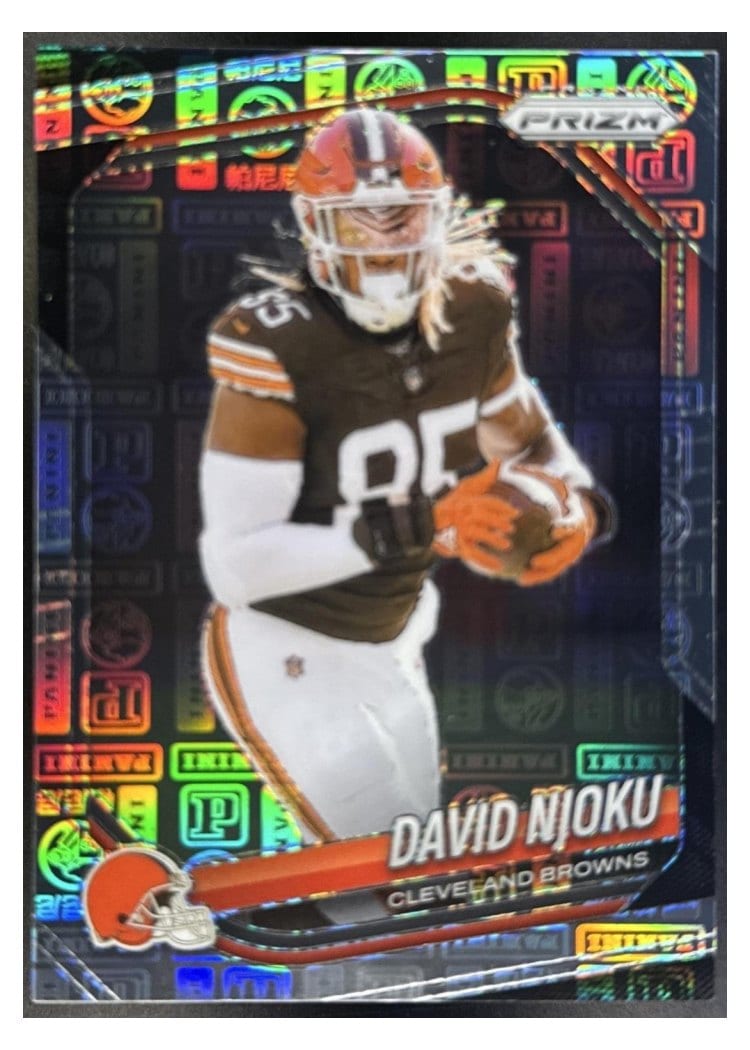 2025 Panini Prizm Base Set David Njoku #155 card