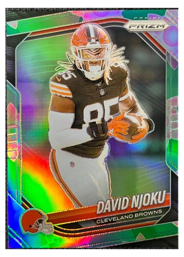 2025 Panini Prizm Base Set David Njoku #155 card