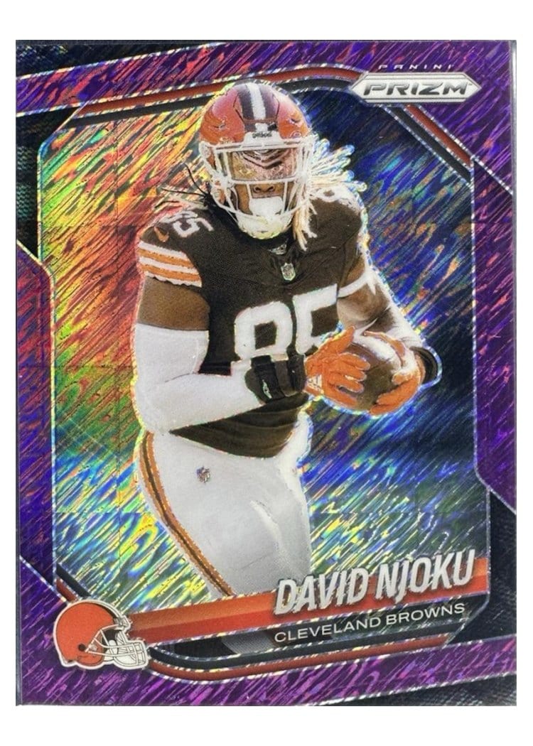 2025 Panini Prizm Base Set David Njoku #155 card