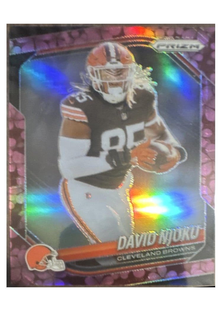 2025 Panini Prizm Base Set David Njoku #155 card