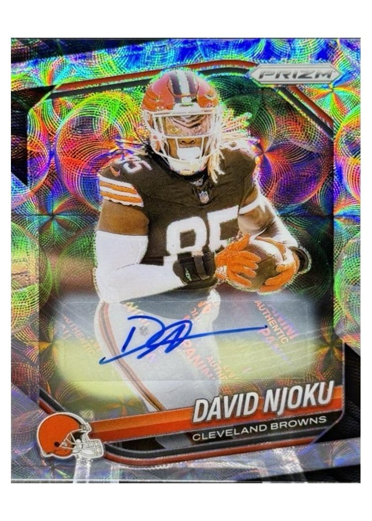 2025 Panini Prizm Base Set David Njoku #155 card