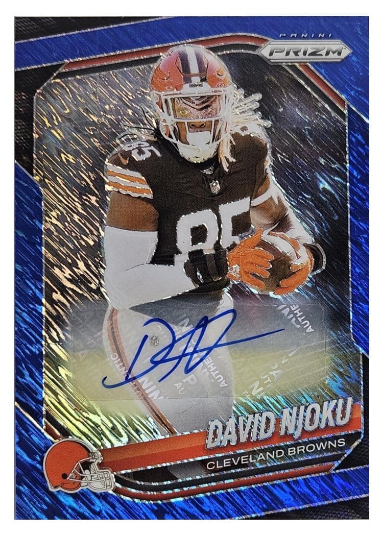 2025 Panini Prizm Base Set David Njoku #155 card