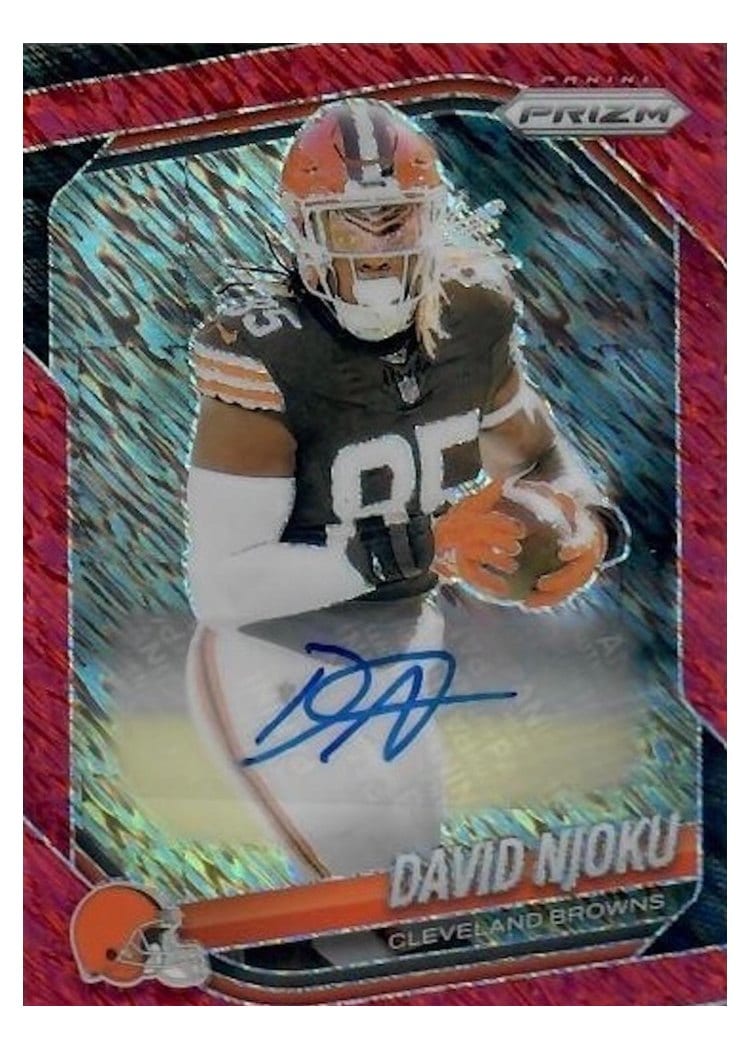 2025 Panini Prizm Base Set David Njoku #155 card