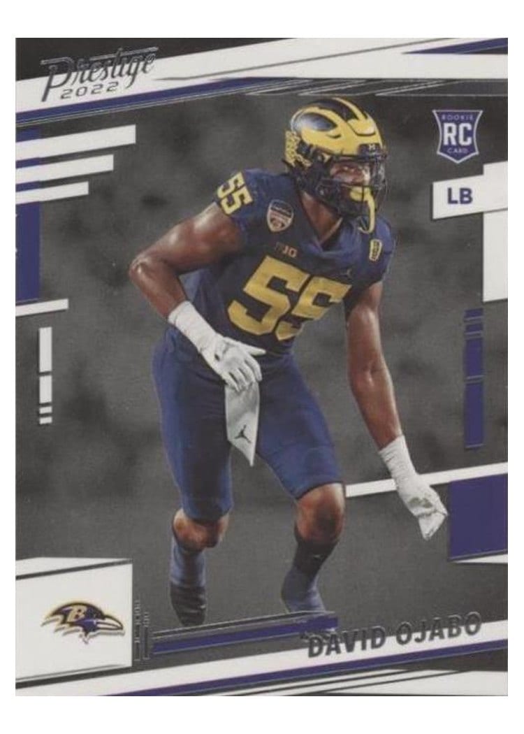 2022 Panini Prestige Base Set David Ojabo #397 card