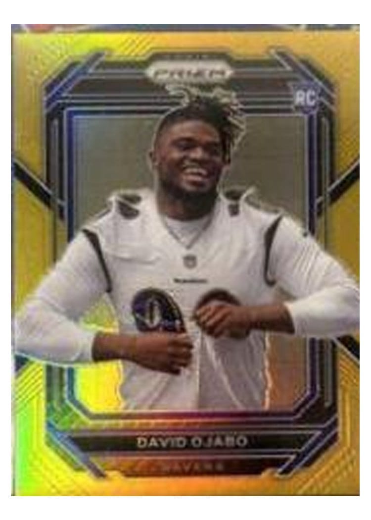 2022 Panini Prizm Base Set David Ojabo #388 card