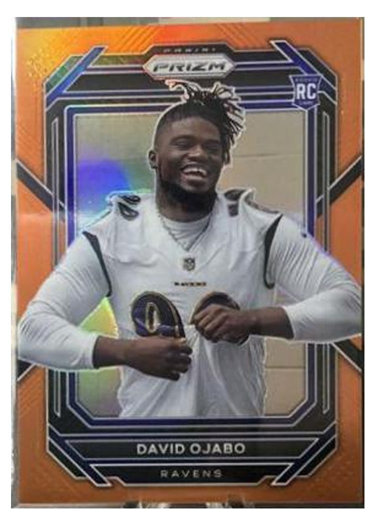 2022 Panini Prizm Base Set David Ojabo Orange #388 card