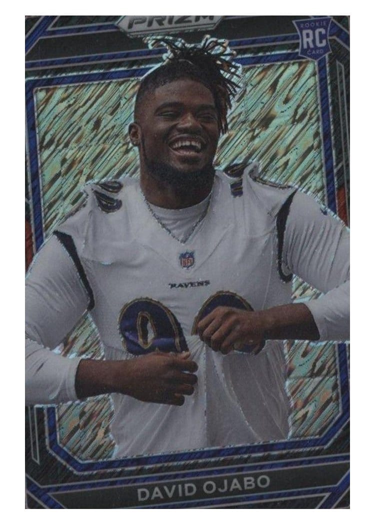 2022 Panini Prizm Base Set David Ojabo Red Shimmer #388 card