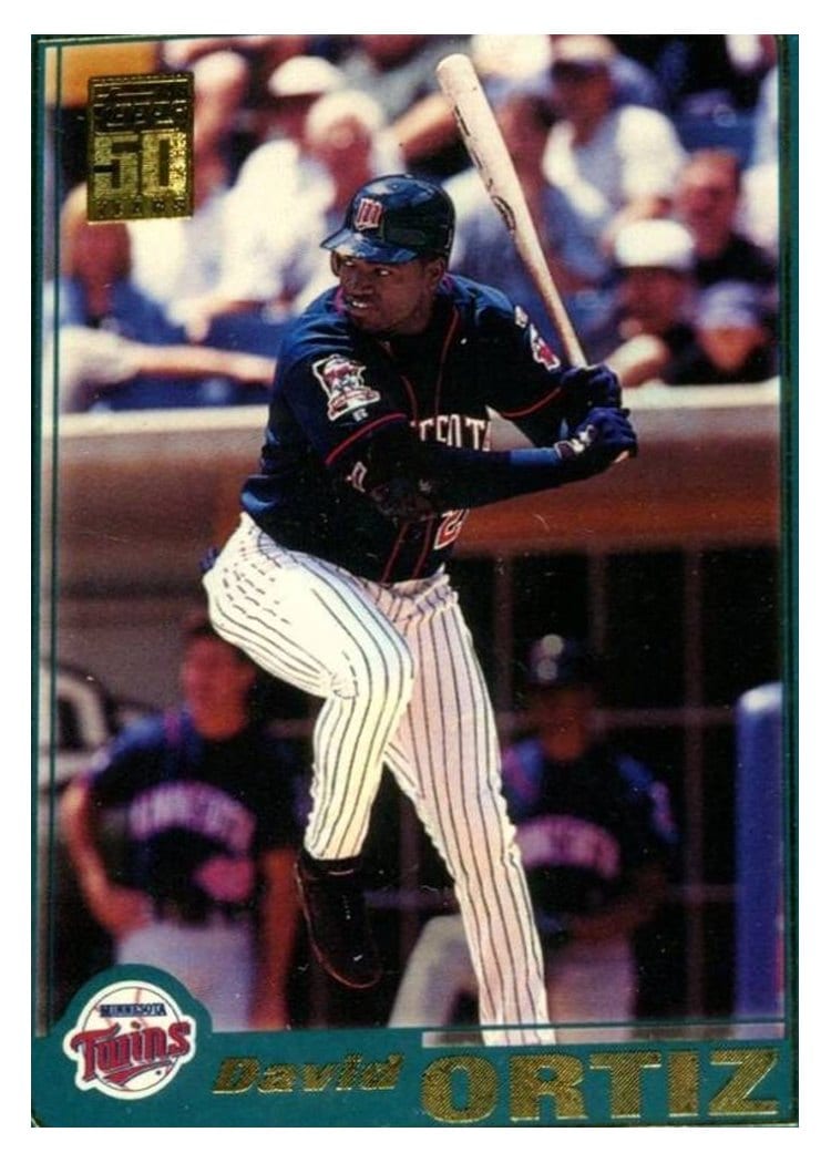 2001 Topps Base Set David Ortiz #136 card