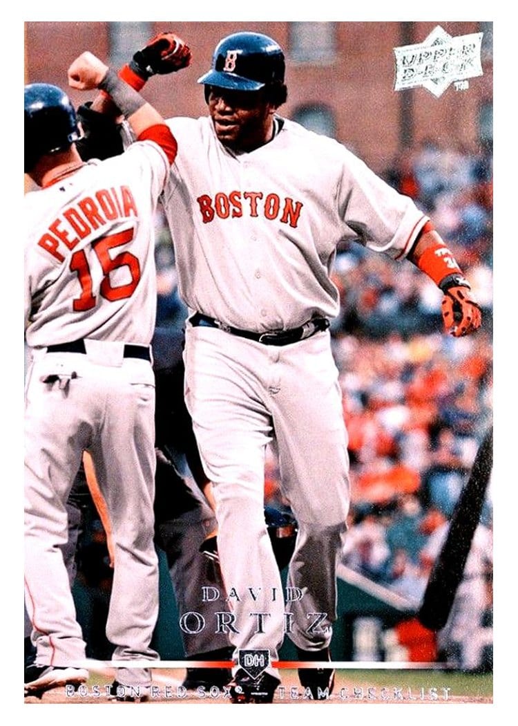 2008 Upper Deck Base Set David Ortiz #373 card