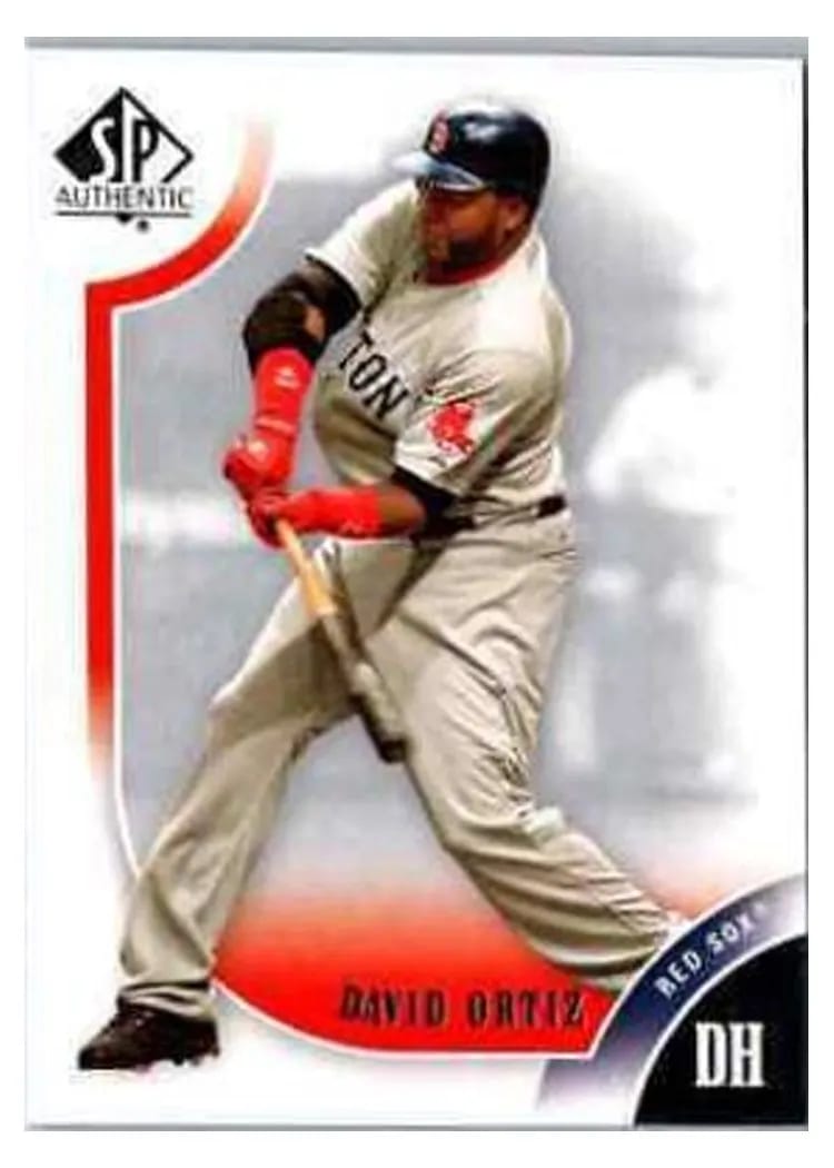 2009 SP Authentic David Ortiz #81 card