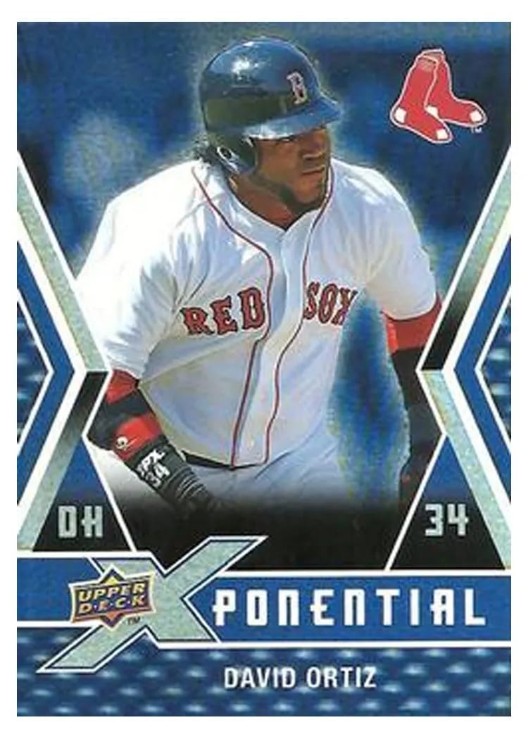 2009 Upper Deck X Xponential David Ortiz #X-DO card
