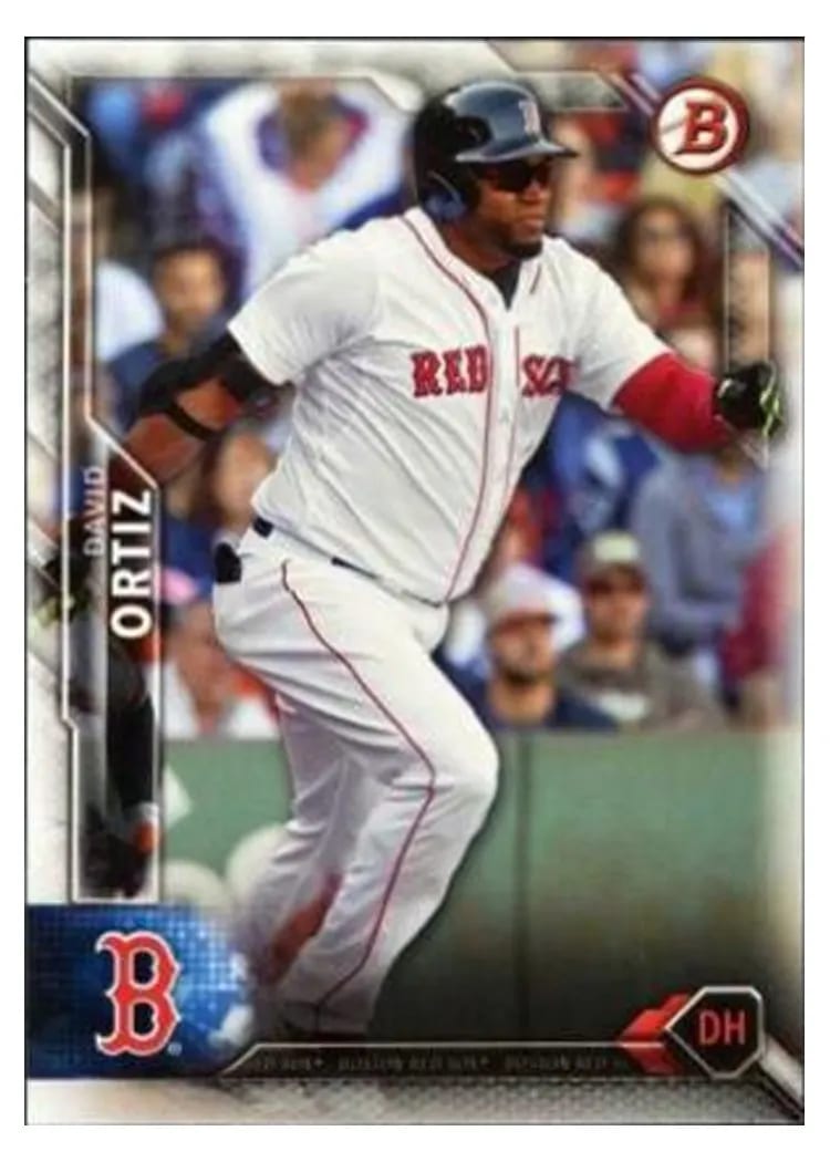 2016 Bowman David Ortiz #10 card
