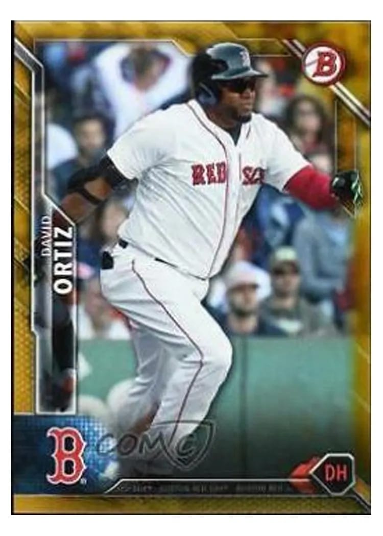 2016 Bowman David Ortiz #10 card