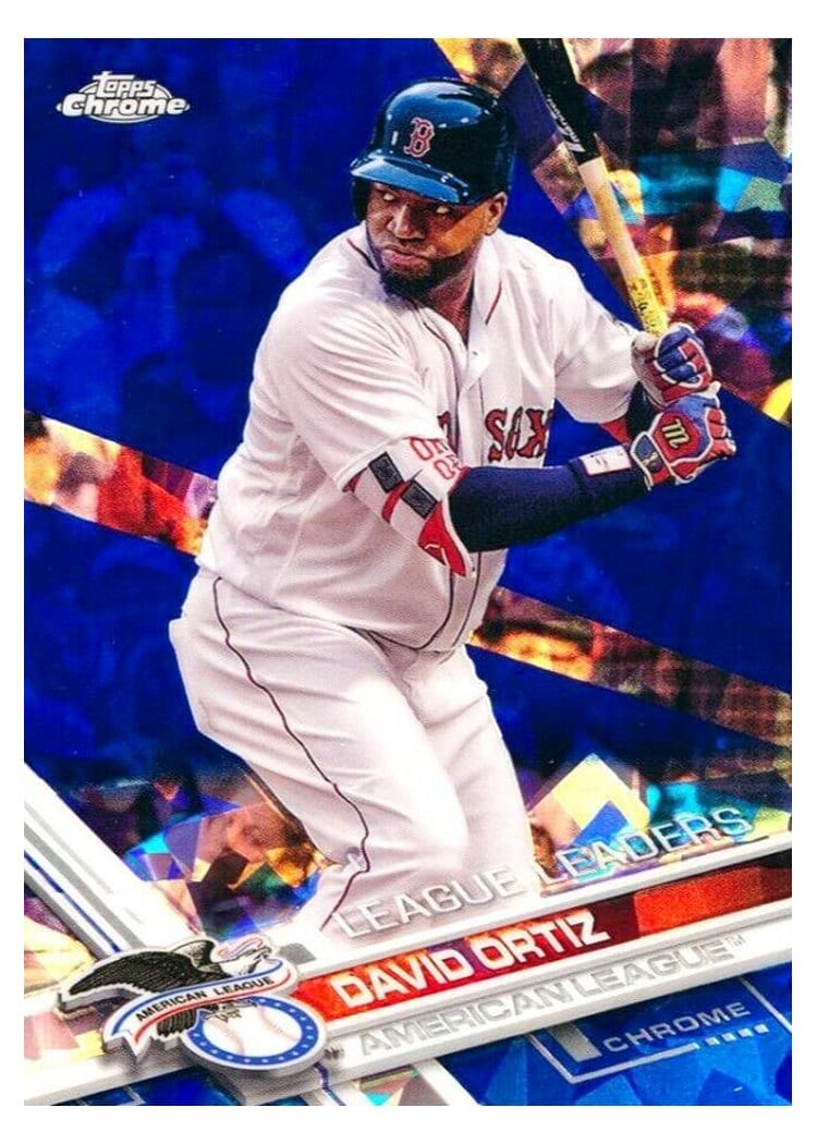 2017 Topps Chrome Sapphire Edition Base Set David Ortiz #229 card