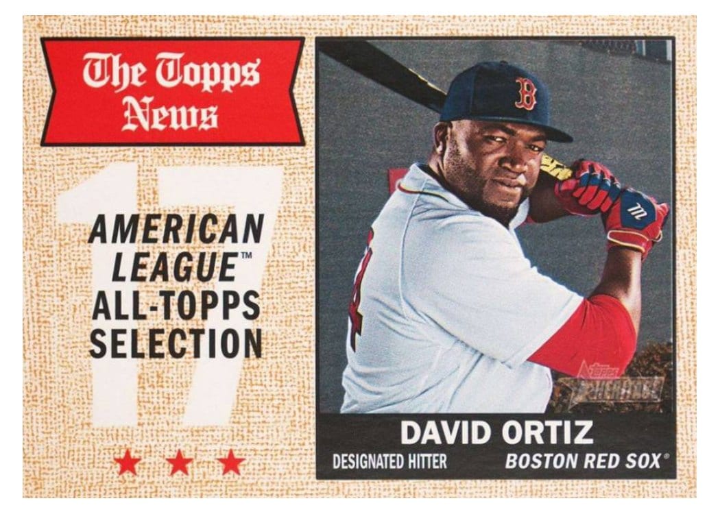 2017 Topps Heritage Base Set David Ortiz #361 card