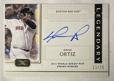 2024 Topps Definitive Collection Legendary Autographs David Ortiz #LAC-DO card