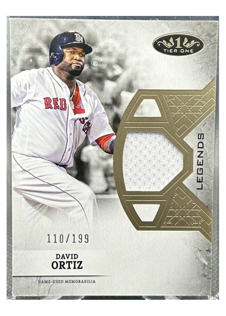 2024 Topps Tier One Legend Relics David Ortiz #T1LR-DO card
