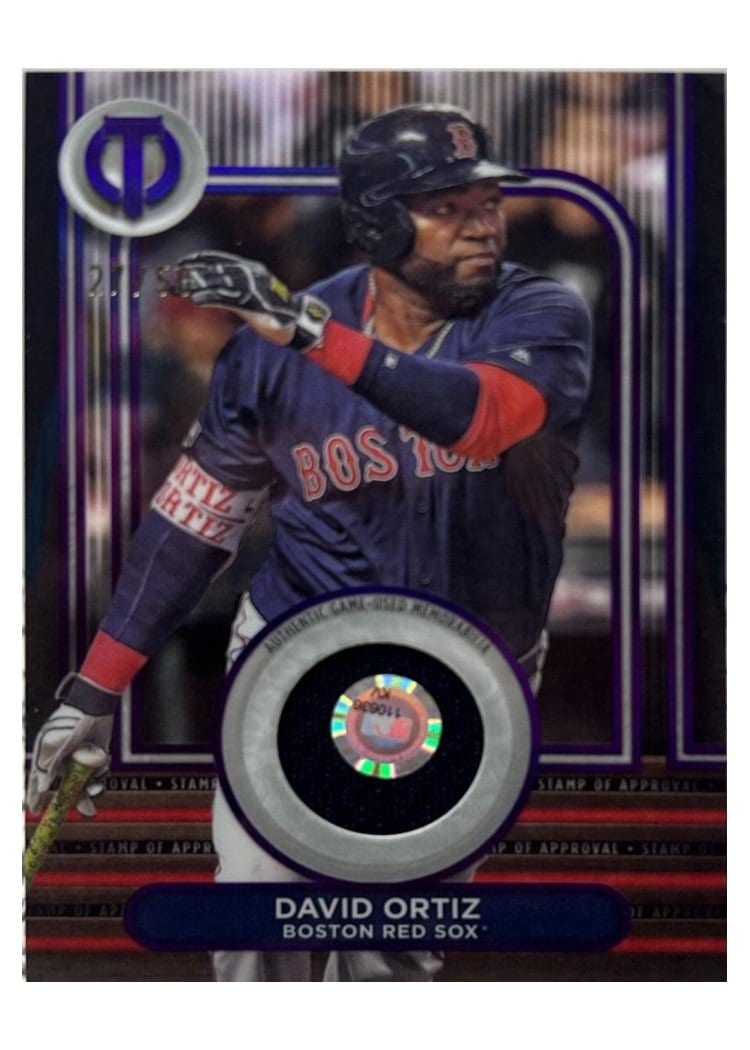 2024 Topps Tribute Stamp Of Approval David Ortiz #SOA-DO card