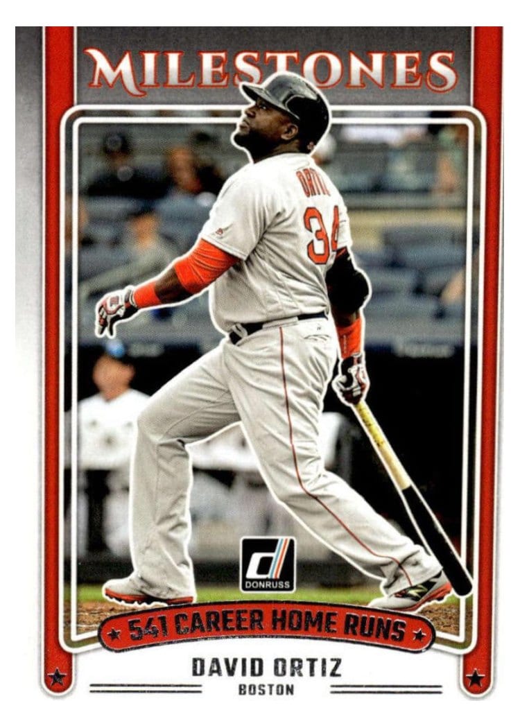 2025 Donruss Milestones David Ortiz #19 card