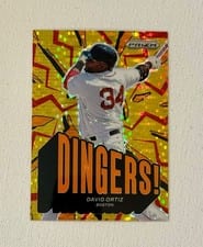 2025 Panini Prizm Dingers! David Ortiz #8