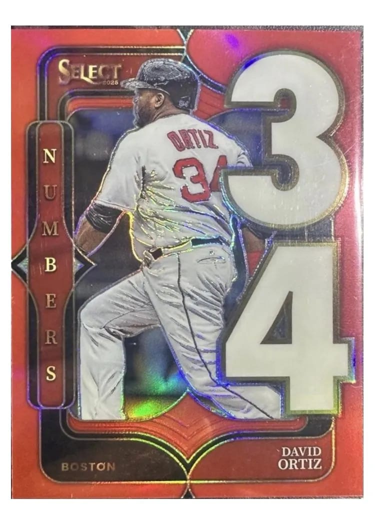 2025 Panini Select Select Throwback David Ortiz #9 card