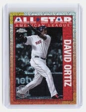 2025 Topps 1990 Topps Baseball All Stars Chrome Refractor David Ortiz #90ASC-7 card