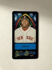 2025 Topps Allen & Ginter Mini Stained Glass David Ortiz #53 card