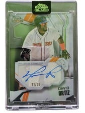 2026 Topps Chrome Black Ivory Autographs David Ortiz #IVA-DO card