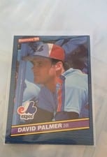 1986 Donruss David Palmer P on Front #254 card