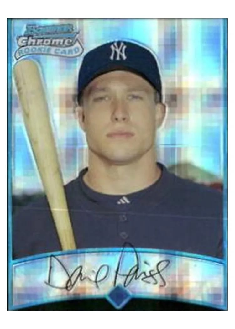2001 Bowman Chrome David Parrish #156 card