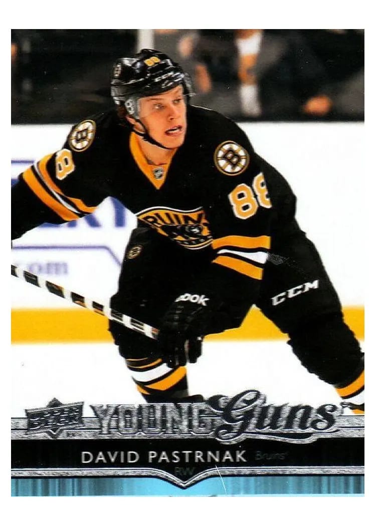 2014 Upper Deck David Pastrnak #495 card