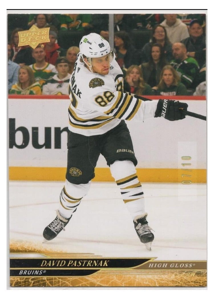 2024-25 Upper Deck Base Set David Pastrnak #258 card
